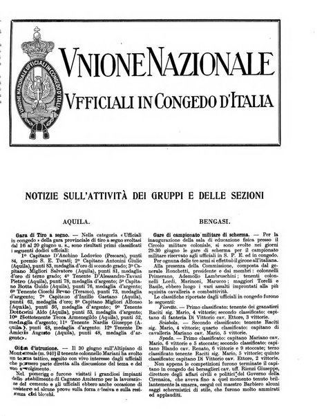 Esercito e nazione rivista per l'ufficiale italiano