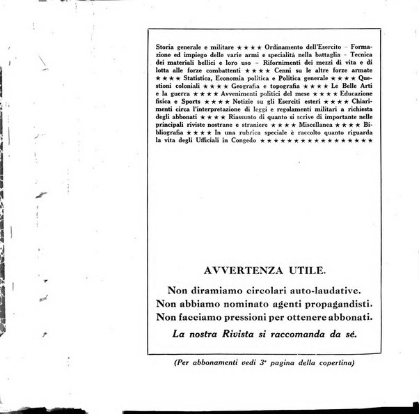 Esercito e nazione rivista per l'ufficiale italiano