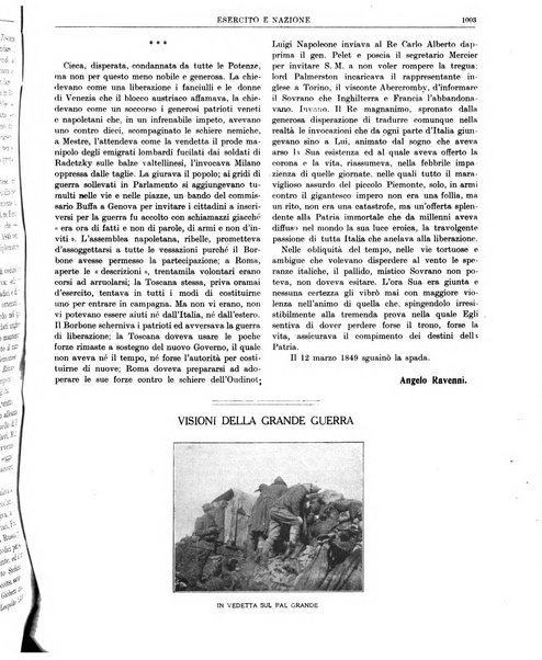 Esercito e nazione rivista per l'ufficiale italiano