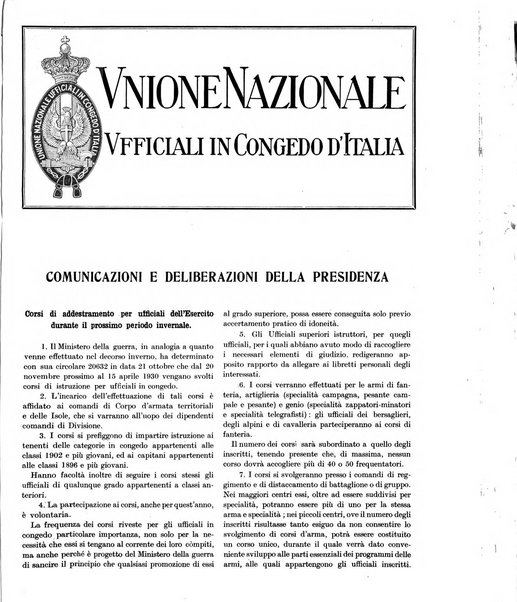 Esercito e nazione rivista per l'ufficiale italiano