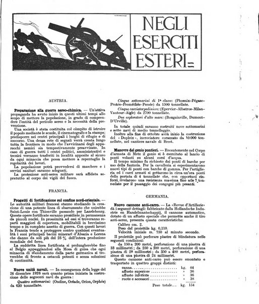 Esercito e nazione rivista per l'ufficiale italiano