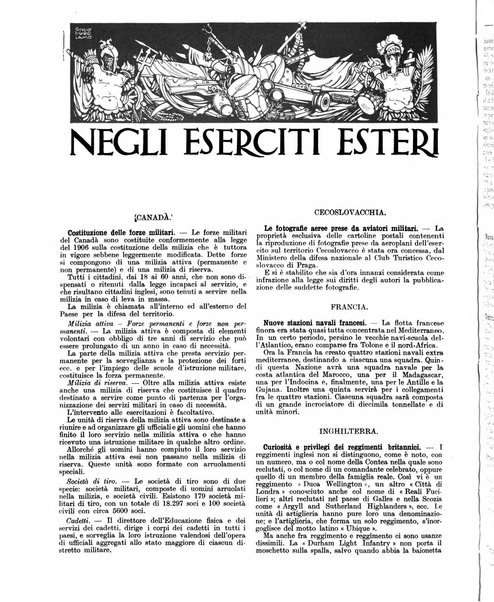 Esercito e nazione rivista per l'ufficiale italiano