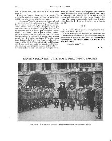 Esercito e nazione rivista per l'ufficiale italiano