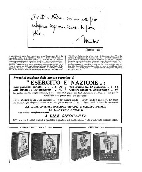 Esercito e nazione rivista per l'ufficiale italiano