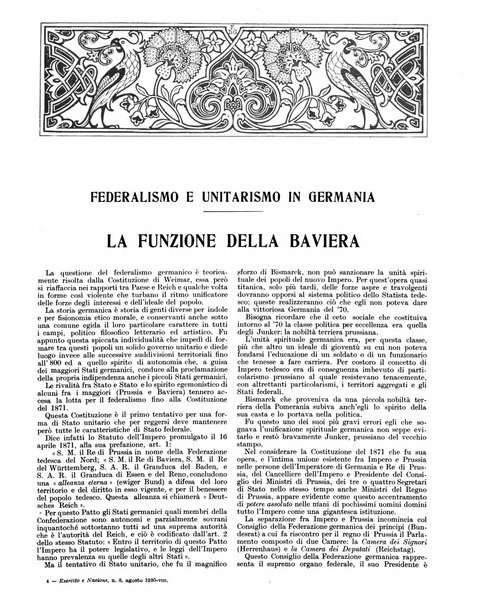 Esercito e nazione rivista per l'ufficiale italiano