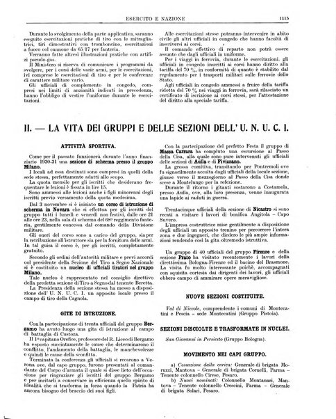 Esercito e nazione rivista per l'ufficiale italiano