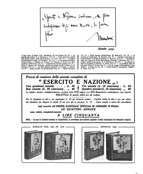 Esercito e nazione rivista per l'ufficiale italiano