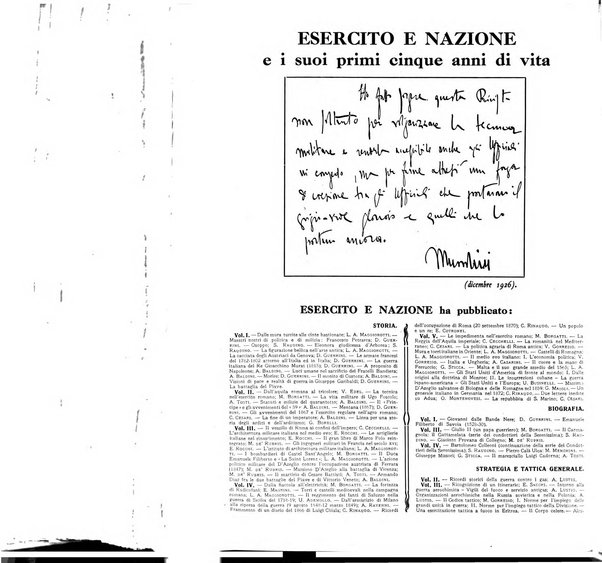 Esercito e nazione rivista per l'ufficiale italiano