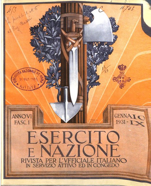 Esercito e nazione rivista per l'ufficiale italiano