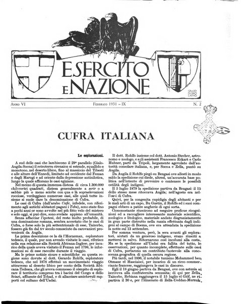 Esercito e nazione rivista per l'ufficiale italiano