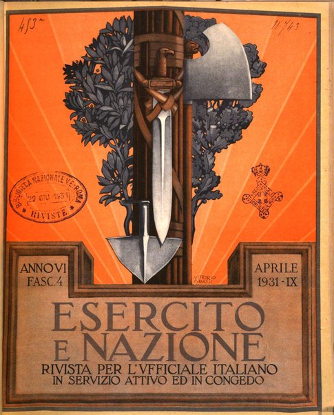 Esercito e nazione rivista per l'ufficiale italiano