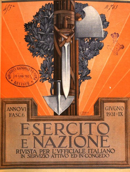 Esercito e nazione rivista per l'ufficiale italiano