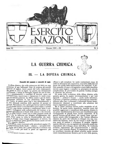 Esercito e nazione rivista per l'ufficiale italiano