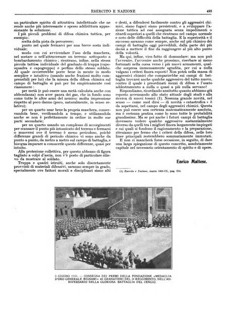 Esercito e nazione rivista per l'ufficiale italiano