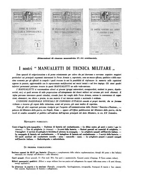 Esercito e nazione rivista per l'ufficiale italiano