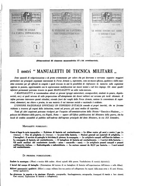 Esercito e nazione rivista per l'ufficiale italiano