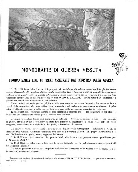 Esercito e nazione rivista per l'ufficiale italiano