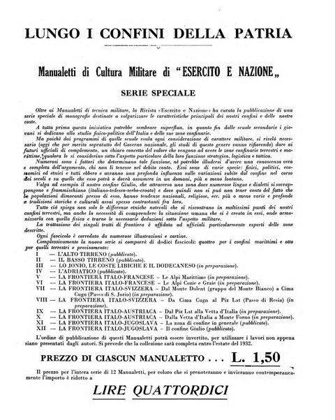 Esercito e nazione rivista per l'ufficiale italiano