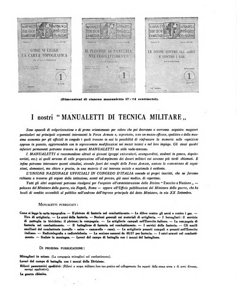 Esercito e nazione rivista per l'ufficiale italiano