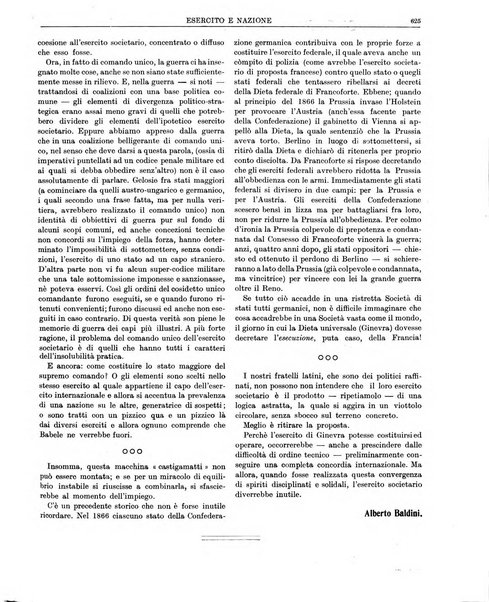 Esercito e nazione rivista per l'ufficiale italiano