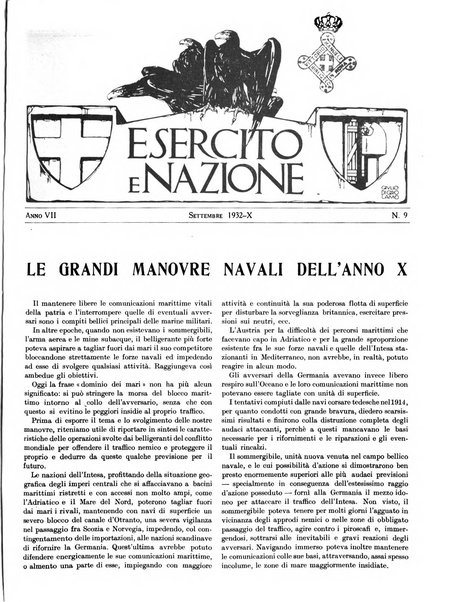 Esercito e nazione rivista per l'ufficiale italiano