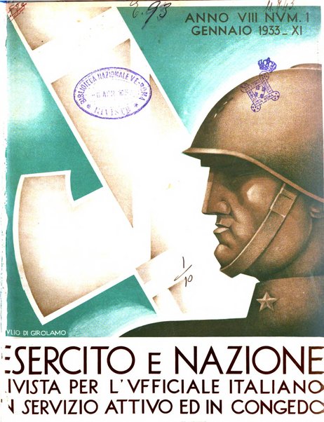 Esercito e nazione rivista per l'ufficiale italiano