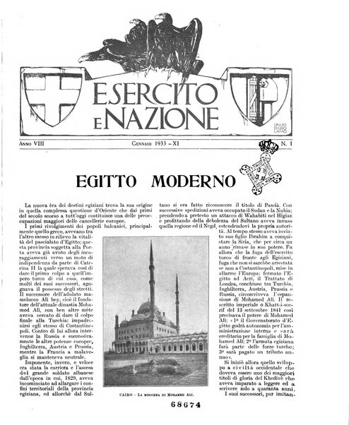 Esercito e nazione rivista per l'ufficiale italiano