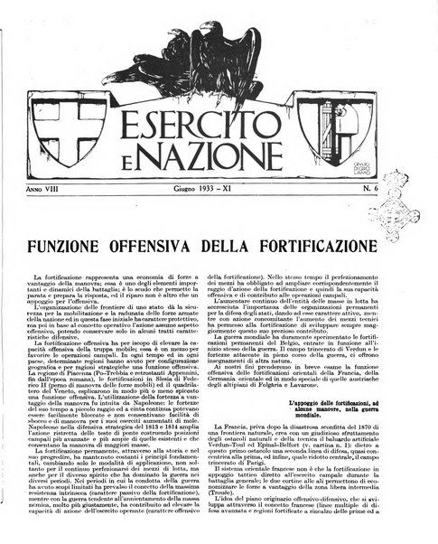 Esercito e nazione rivista per l'ufficiale italiano