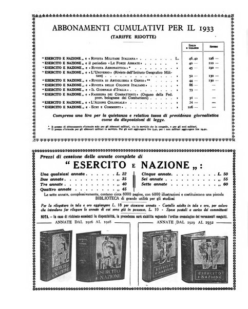 Esercito e nazione rivista per l'ufficiale italiano