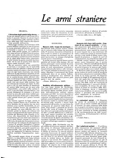 Esercito e nazione rivista per l'ufficiale italiano