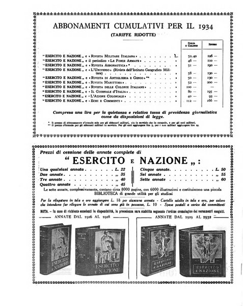 Esercito e nazione rivista per l'ufficiale italiano