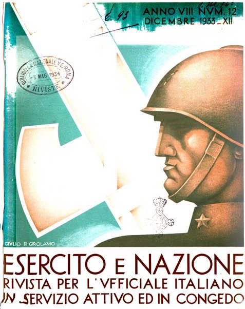 Esercito e nazione rivista per l'ufficiale italiano