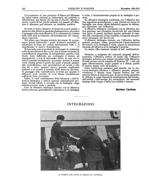 Esercito e nazione rivista per l'ufficiale italiano