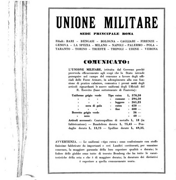 Esercito e nazione rivista per l'ufficiale italiano