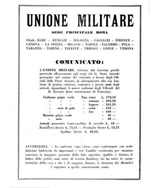 Esercito e nazione rivista per l'ufficiale italiano