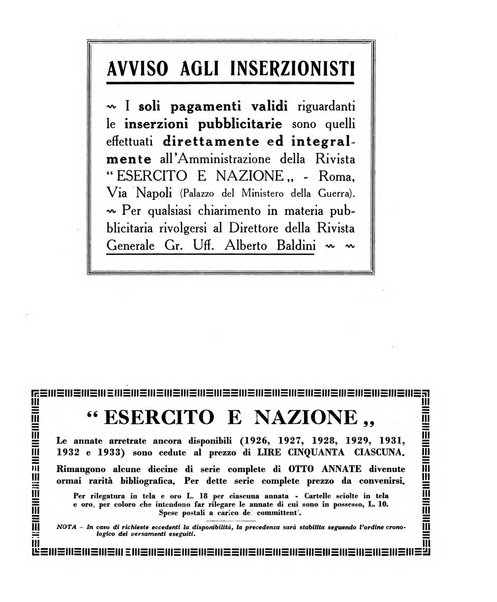 Esercito e nazione rivista per l'ufficiale italiano