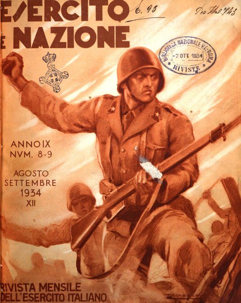 Esercito e nazione rivista per l'ufficiale italiano