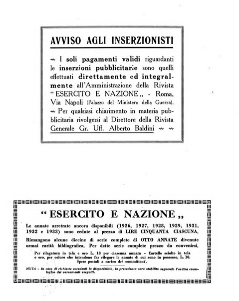 Esercito e nazione rivista per l'ufficiale italiano