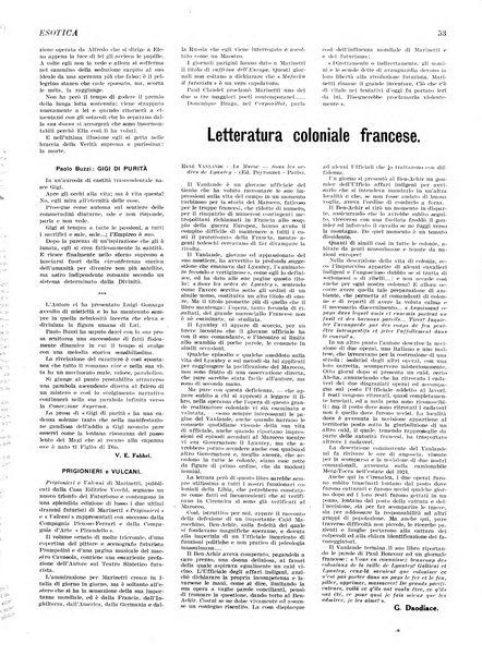 Esotica mensile di letteratura coloniale