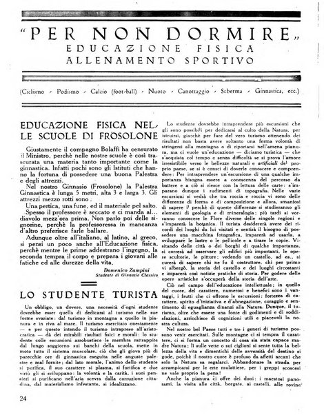 La fiamma verde rassegna mensile illustrata degli studenti di tutte le scuole medie d'Italia