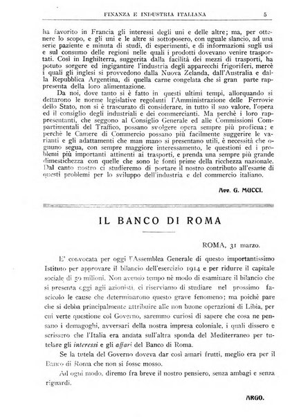 Finanza e industria italiana rassegna bimensile del movimento economico nazionale