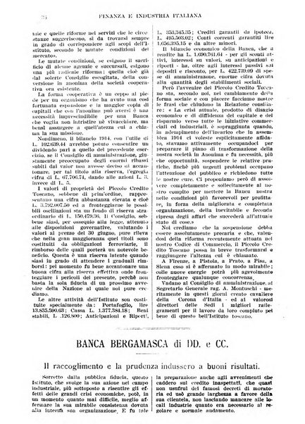 Finanza e industria italiana rassegna bimensile del movimento economico nazionale