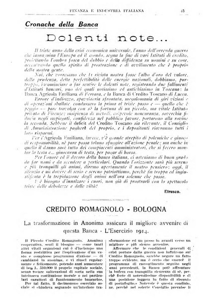 Finanza e industria italiana rassegna bimensile del movimento economico nazionale