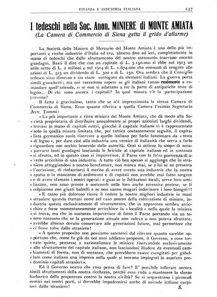 Finanza e industria italiana rassegna bimensile del movimento economico nazionale