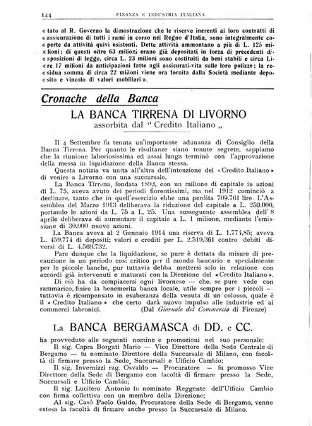 Finanza e industria italiana rassegna bimensile del movimento economico nazionale