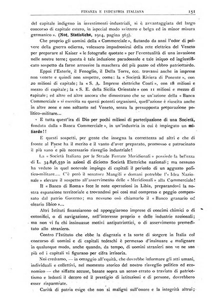 Finanza e industria italiana rassegna bimensile del movimento economico nazionale