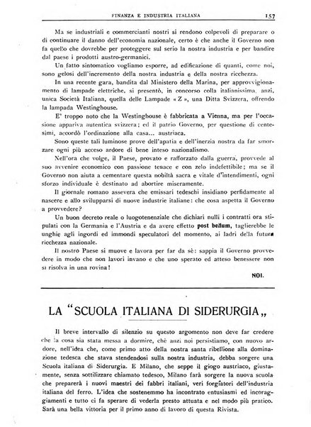 Finanza e industria italiana rassegna bimensile del movimento economico nazionale