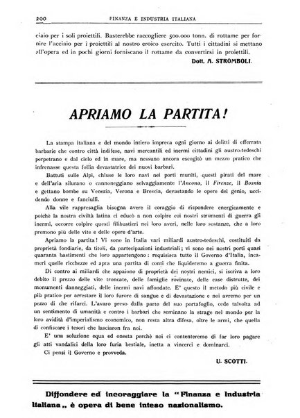 Finanza e industria italiana rassegna bimensile del movimento economico nazionale