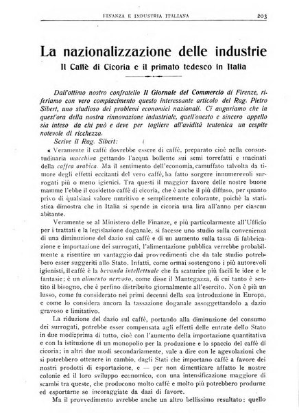 Finanza e industria italiana rassegna bimensile del movimento economico nazionale