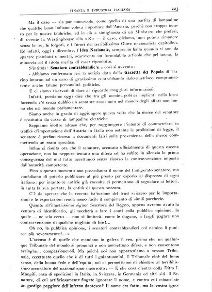 Finanza e industria italiana rassegna bimensile del movimento economico nazionale